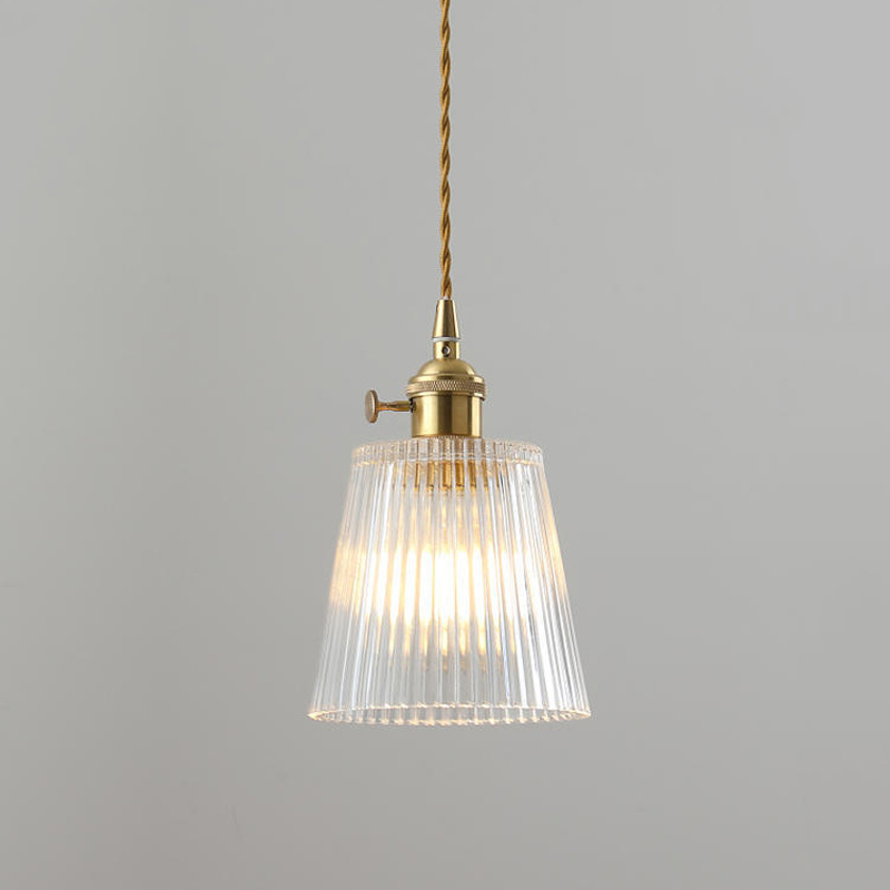 Kitchen Appliances Vintage - Vintage Noridc lampu gantung kaca garis,