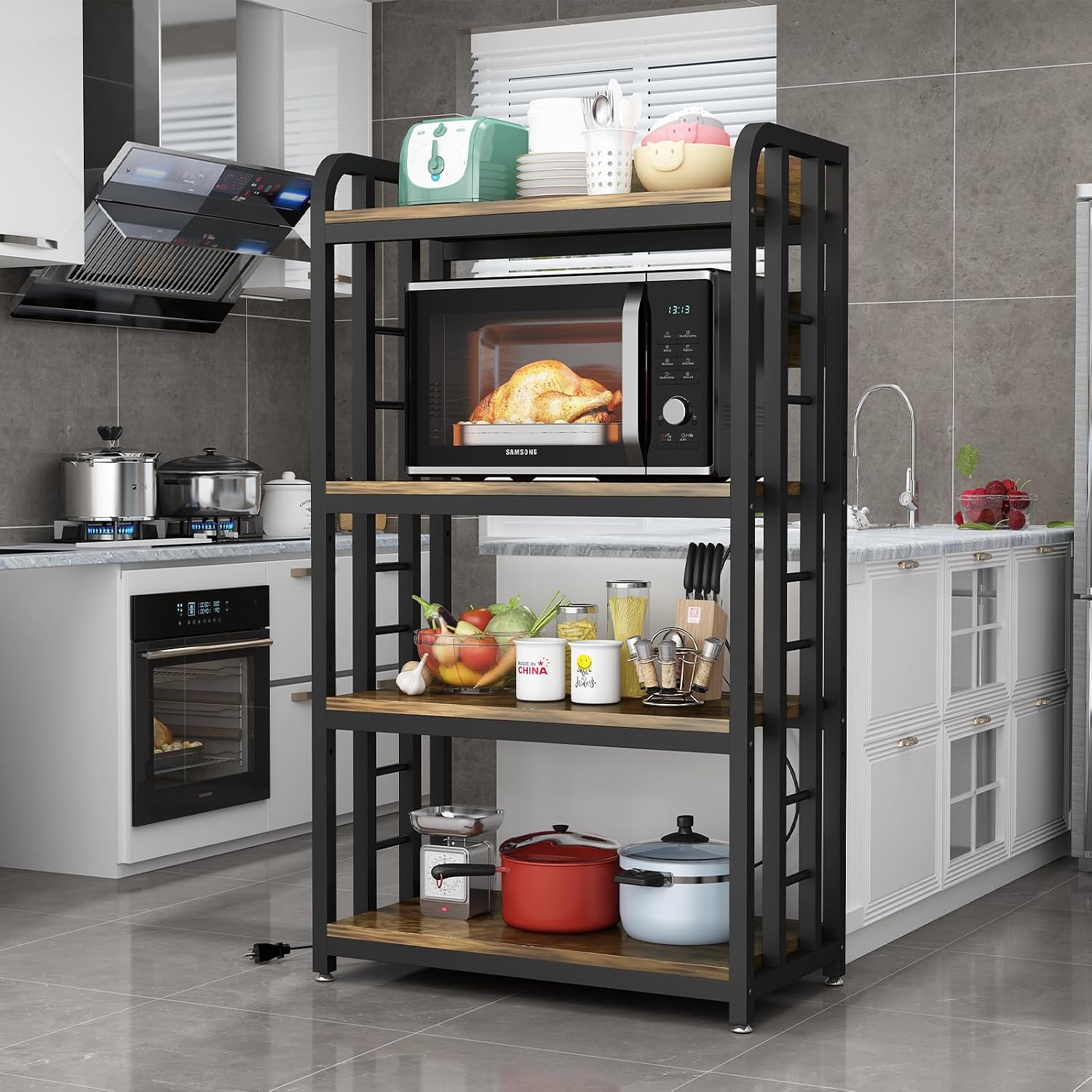 Rak Dapur 4 Tingkat dengan Sto - Kitchen Appliances Outlet ulasan dan harga