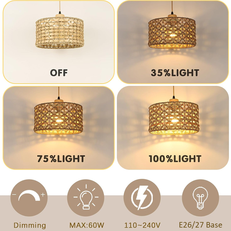 Lampu Gantung Rotan Anyaman un - Kitchen Appliances Vintage ulasan dan harga