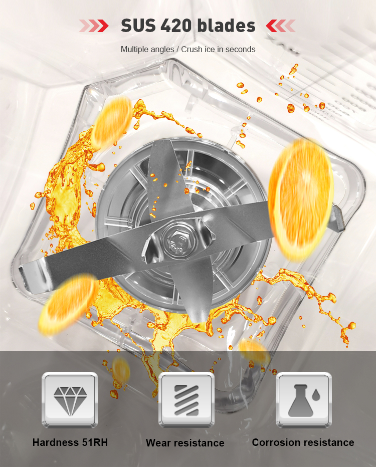 Blender Komersial Daya Tinggi  - Blender High Power ulasan dan harga
