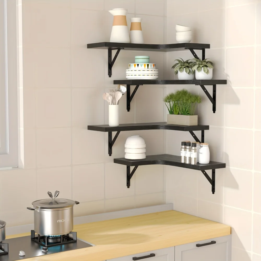 Rak Dinding Kayu Alami Motif S - Kitchen Appliances Vintage ulasan dan harga