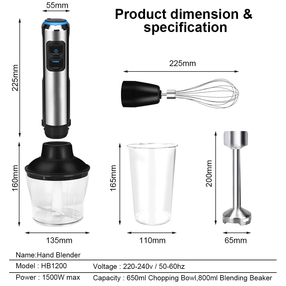 Blender Stik Tangan Daya Tingg - Blender High Power ulasan dan harga