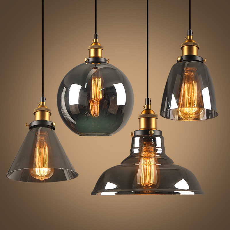 Lampu Gantung Kaca Industri La - Kitchen Appliances Vintage ulasan dan harga