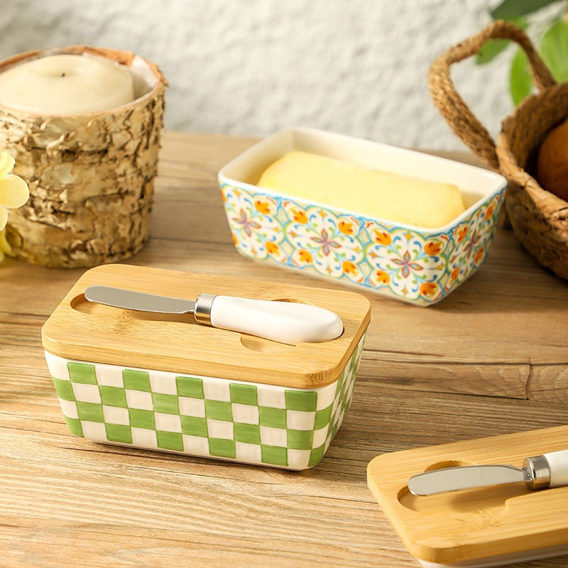1 set Kotak Mentega Keramik Be - Kitchen Appliances Vintage ulasan dan harga
