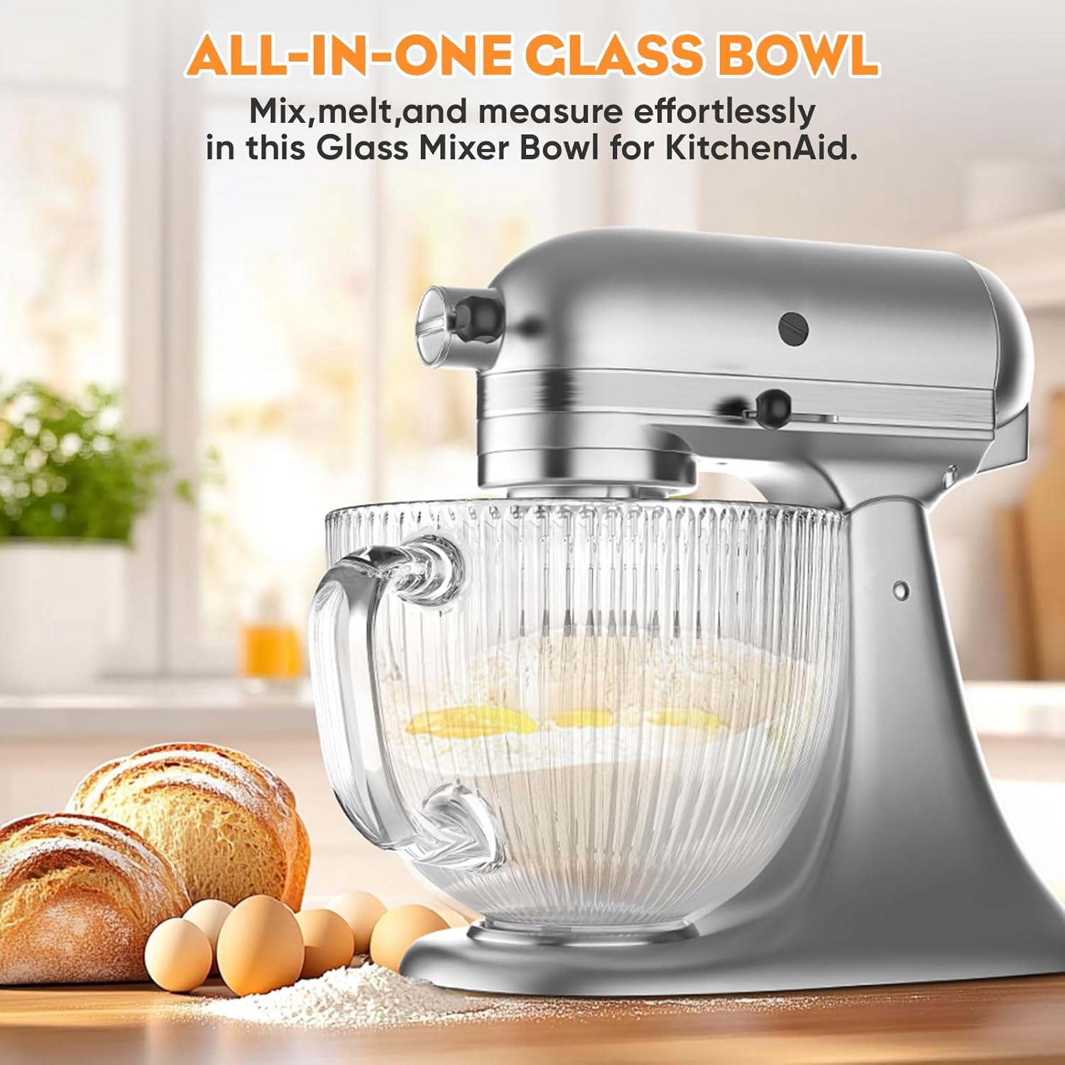 Mangkuk Kaca GVODE untuk Mixer - Kitchen Appliances Kitchenaid ulasan dan harga