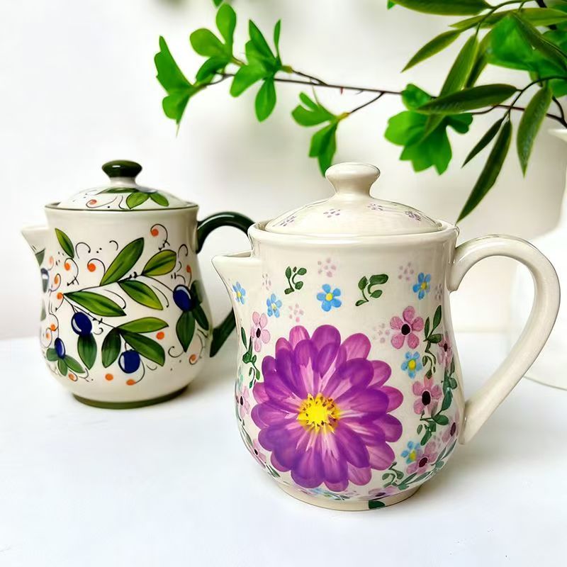 Pot Minyak Bunga Keramik Hijau - Kitchen Appliances Vintage ulasan dan harga