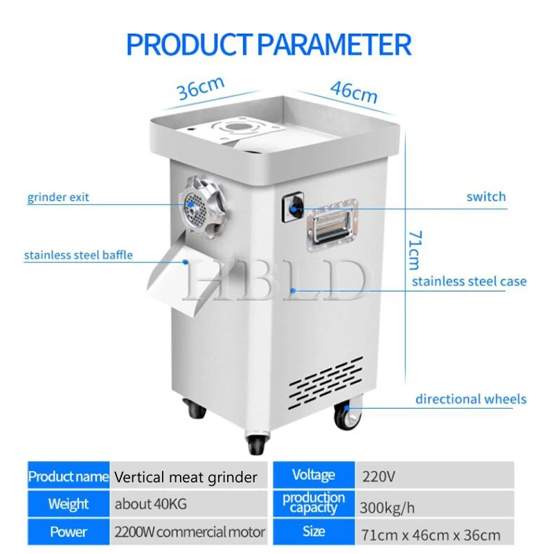 Penggiling Daging Listrik Kome - Kitchen Appliances Commercial ulasan dan harga