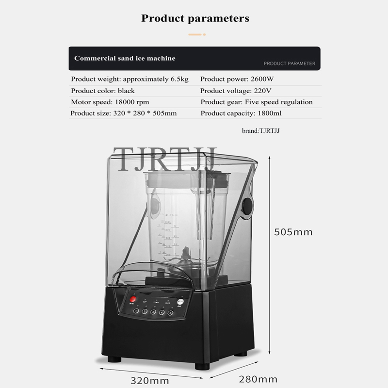 Blender Komersial 2600W, Mixer - Blender High Power ulasan dan harga